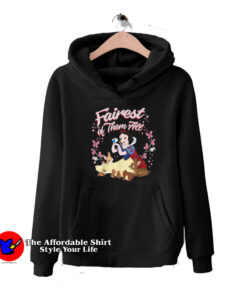 Disney Snow White Fairest Floral Wreath Graphic Hoodie