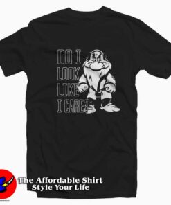 Disney Snow White Grumpy Do I Look Like I Care T-shirt