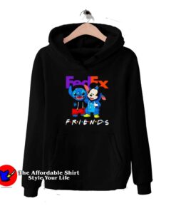 Fedex Friends Stitch And Mickey Funny Unisex Hoodie