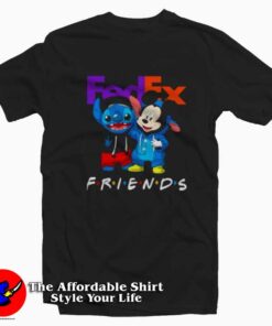 Fedex Friends Stitch And Mickey Funny Unisex T-shirt