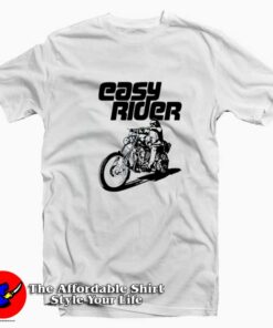 Funny Easy Rider Bike Graphic Unisex T-shirt