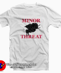 Funny Minor Threat Black Sheep Vintage T-shirt