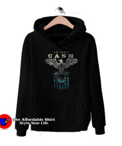 Johnny Cash Eagle Emblem Vintage Unisex Hoodie