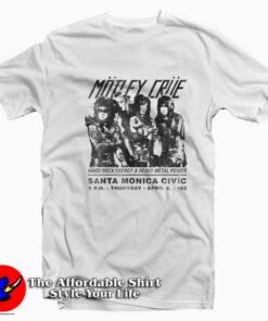 Motley Crue Santa Monica Civic Auditorium T-shirt