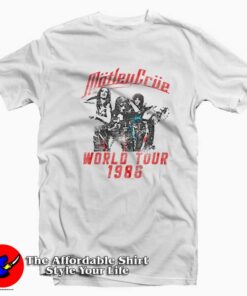 Motley Crue World Tour 86 Vintage Unisex T-shirt