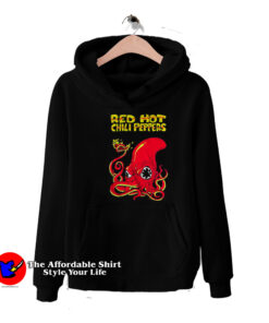 Red Hot Chili Peppers Fire Squid Cartoon Unisex Hoodie