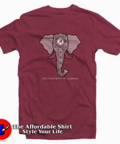 The University Alabama Crimson Tide Elephant Tshirt