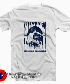 Vintage Billy Joel Pianist Man San Francisco 75 T-shirt