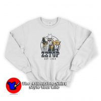 ZZ Top Tres Hombres Hard Rock Tour Vintage Sweatshirt