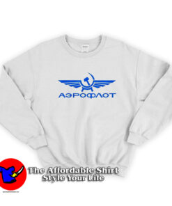 Aeroflot Vintage Russian Airline Unisex Sweatshirt