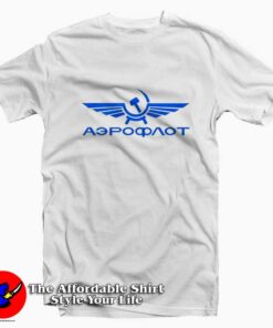 Aeroflot Vintage Russian Airline Unisex T-shirt