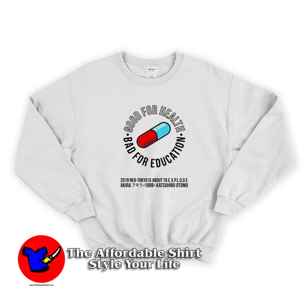 Akira Neo Tokyo Good for Health Graphic Sweatshirt 510x510 image Akira Neo Tokyo Good for Health Graphic Sweatshirt 510x510 Akira Neo Tokyo Good for Health Graphic Sweatshirt On Sale