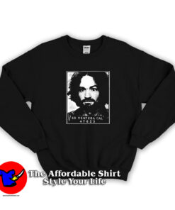 All Things Apparel Charlie Manson Mugshot Unisex Sweatshirt