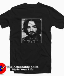 All Things Apparel Charlie Manson Mugshot Unisex T-shirt