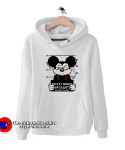 Bad Mickey Mouse Disney Mugshot Unisex Hoodie