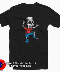 Bart Simpsons Skeleton Treehouse Halloween T-shirt