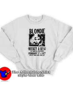 Blondie Debbie Harry Funny Cool Vintage Sweatshirt