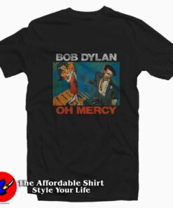 Bob Dylan Oh Mercy Album Cover Vintage Tshirt