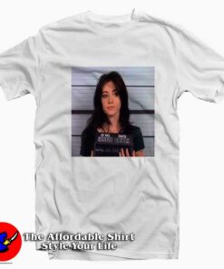 Brenda Walsh Mugshot Beverly Hills Unisex T-shirt