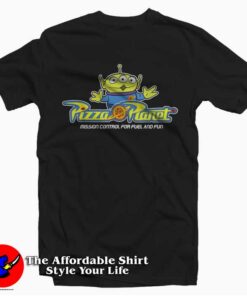 Cute Toy Story Alien Pizza Planet Unisex T-shirt