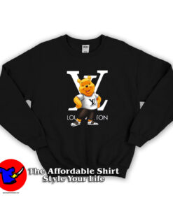 Cute Winnie The Pooh Louis Vuitton Unisex Sweatshirt