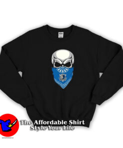 Dallas Mavericks Mask Skull Rock Basketball Sweatshirt