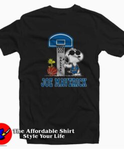Dallas Mavericks Snoopy Peanut Funny Parody T-shirt