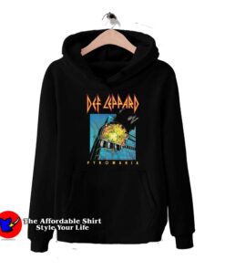 Def Leppard Pyromania Album Cover Vintage Hoodie