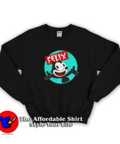 Felix The Cat Funny Vintage Retro Unisex Sweatshirt