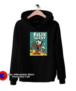 Felix The Cat eats Moon Pie Vintage Unisex Hoodie