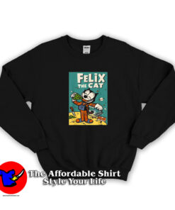 Felix The Cat eats Moon Pie Vintage Unisex Sweatshirt