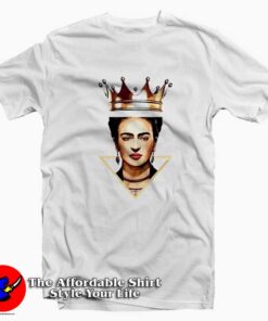 Frida Kahlo Queen King Art Retro Vintage Tshirt
