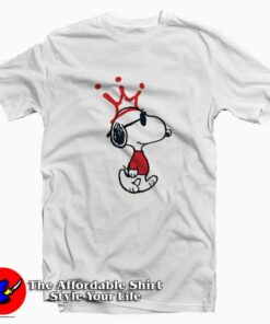 Funny King Snoopy Peanuts Cartoon Vintage T-shirt