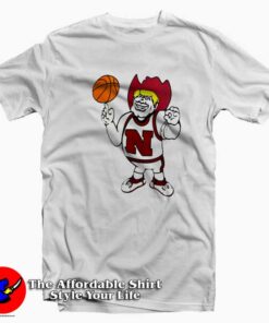 Herbie Husker Basketball Nebraska Mascot Funny T-shirt