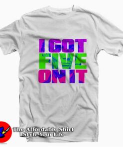 Luniz I Got Five On It Graphic Colorfull Unisex T-shirt