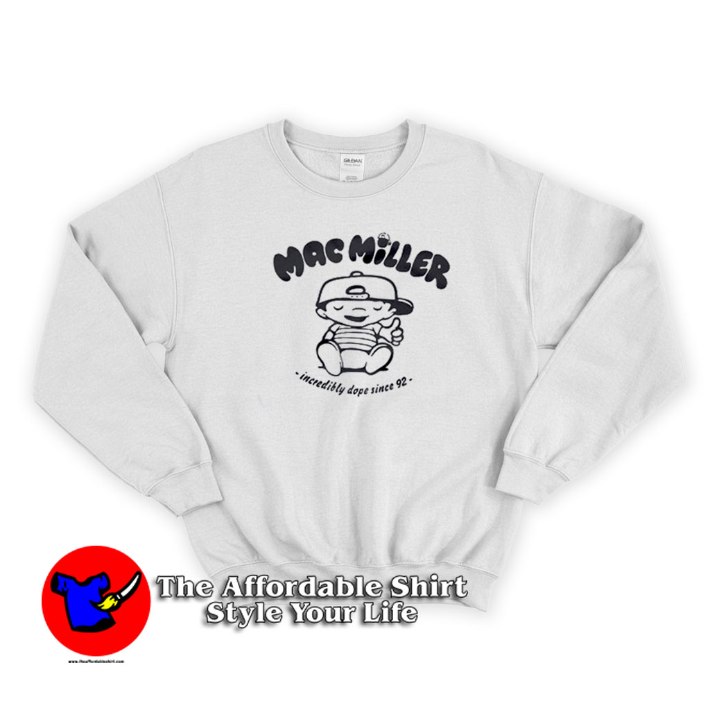 Mac Miller Incredibly Dope 1992 Unisex Sweatshirt 510x510 image Mac Miller Incredibly Dope 1992 Unisex Sweatshirt 510x510 Mac Miller Incredibly Dope 1992 Unisex Sweatshirt On Sale
