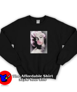 Marilyn Monroe Chewing Gum Unisex Sweatshirt