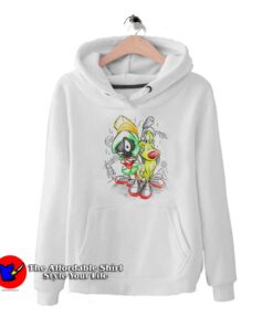 Marvin The Martian Cartoon With Baby Dog Hoodie