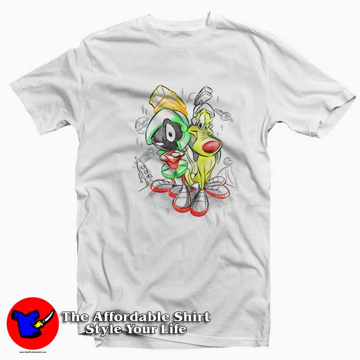 Marvin The Martian Cartoon With Baby Dog T Shirt 510x510 image Marvin The Martian Cartoon With Baby Dog T Shirt 510x510 Marvin The Martian Cartoon With Baby Dog T shirt On Sale