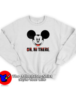 Mickey Mouse Oh Hi There Funnny Halloween Sweatshirt
