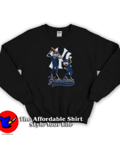 New York Yankees Rick And Morty Baseball Team Sweatshirt