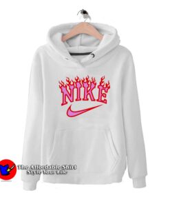 Nike Logo Valentine Pink Fire Unisex Hoodie