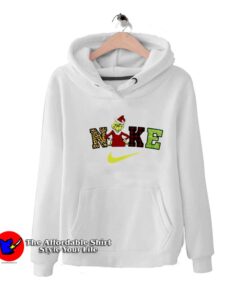 Nike x Grinch Christmas Leopard Buffalo Pattern Hoodie