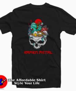 Ramen Metal Noodles Parody Unisex T-shirt