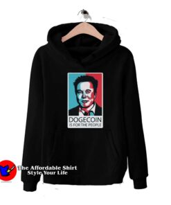 Retro Elon Musk Dogecoin Is For The People Hoodie