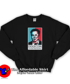 Retro Elon Musk Dogecoin Is For The People Sweatshirt