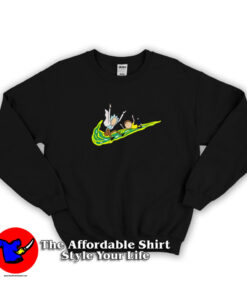 Rick And Morty Funny Nike Logo Unisex Sweatshirt