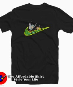 Rick And Morty Funny Nike Logo Unisex T-shirt