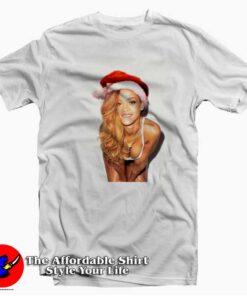 Rihanna Singer Christmas Vintage Unisex Tshirt