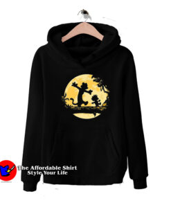 Scooters and Hobbes Cartoon Vintage Unisex Hoodie